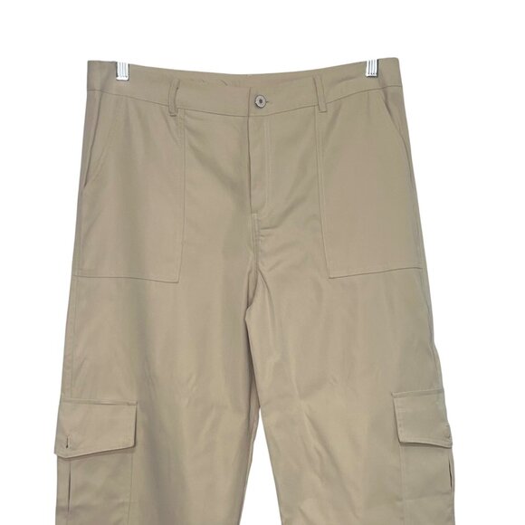 Hengsheng Jeans Izuria Cargo Pants Womens 1XL Tan New WOT - Picture 4 of 10